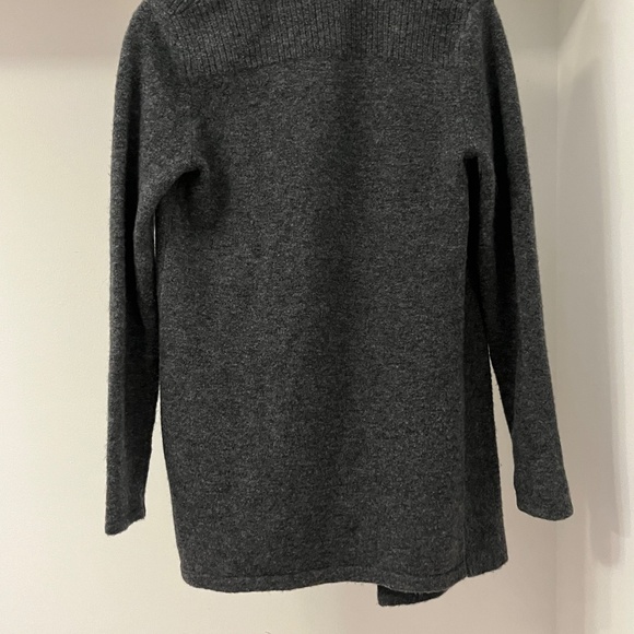 Theory Long Wool Open Sweater Jacket - Picture 7 of 11
